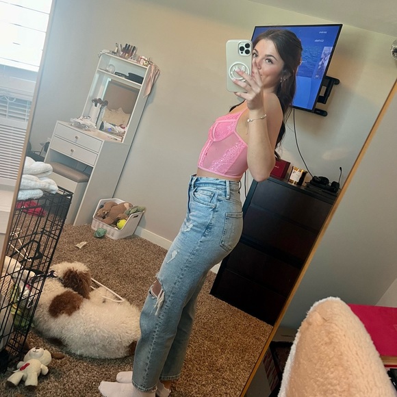 Tilly’s pink corset top - Picture 3 of 4